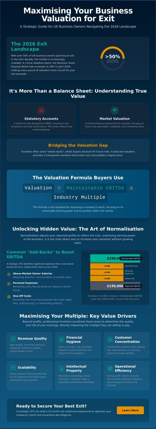 Business Valuation for Exit: A Strategic Guide for UK Business Owners in 2026