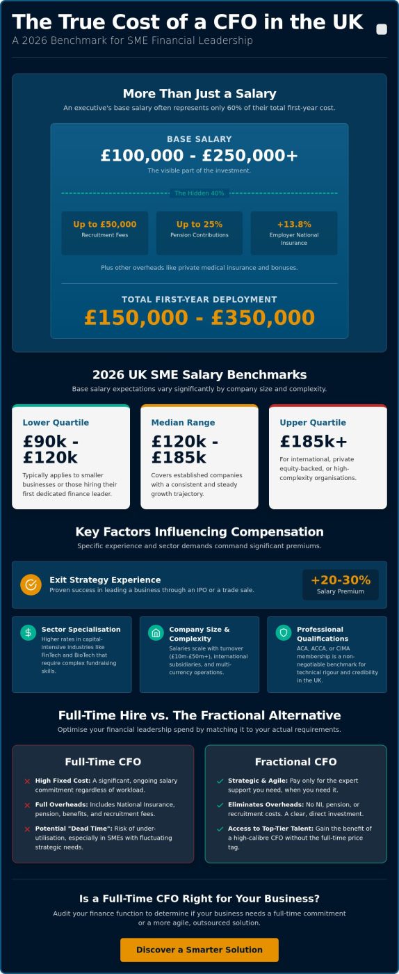 Chief Financial Officer Salary in the UK: 2026 Benchmark and Cost Guide