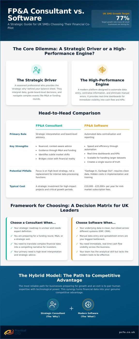 FP&A Consultant vs Software: Which is Right for Your UK SME in 2026?