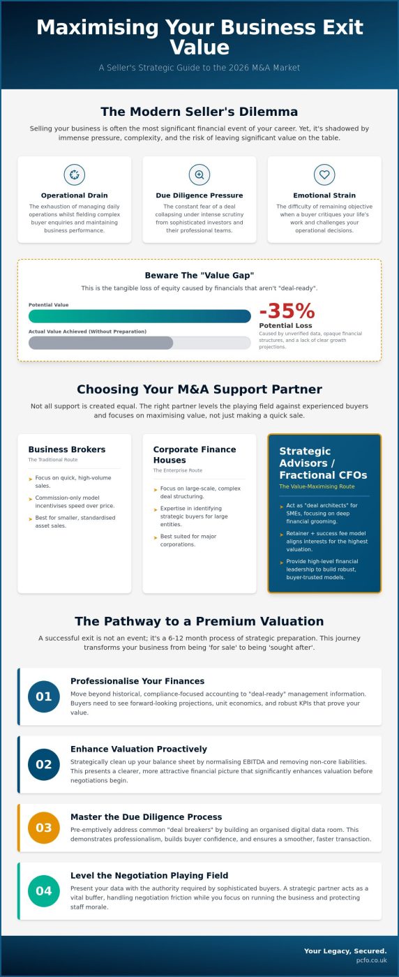 M&A Support for Sellers: A Strategic Guide to Maximising Business Value in 2026