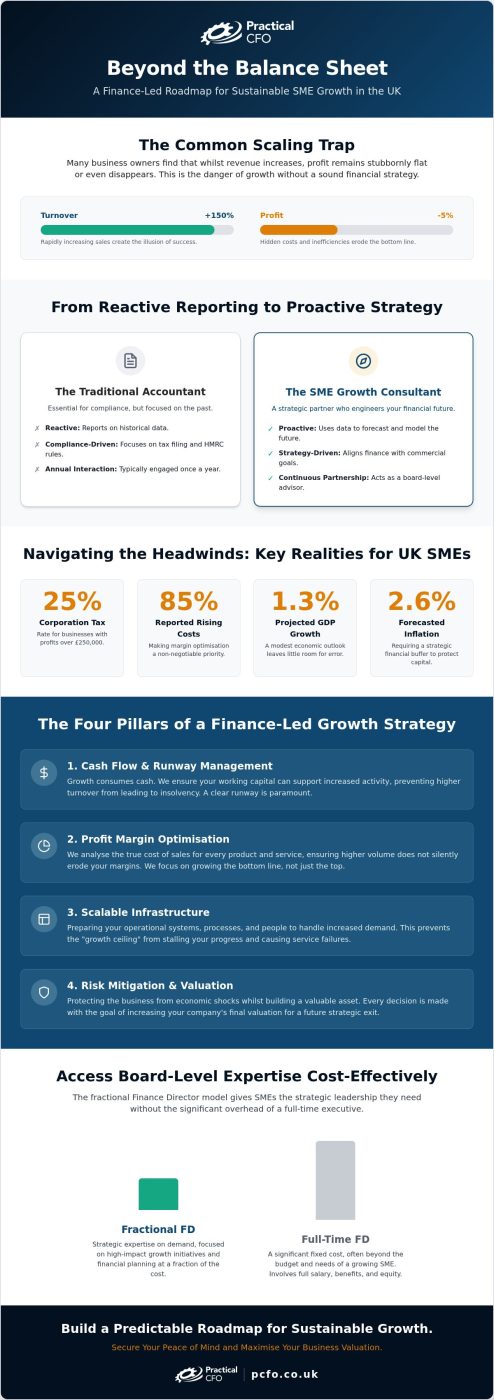 SME Growth Strategy Consultant UK: A Finance-Led Approach to Scaling